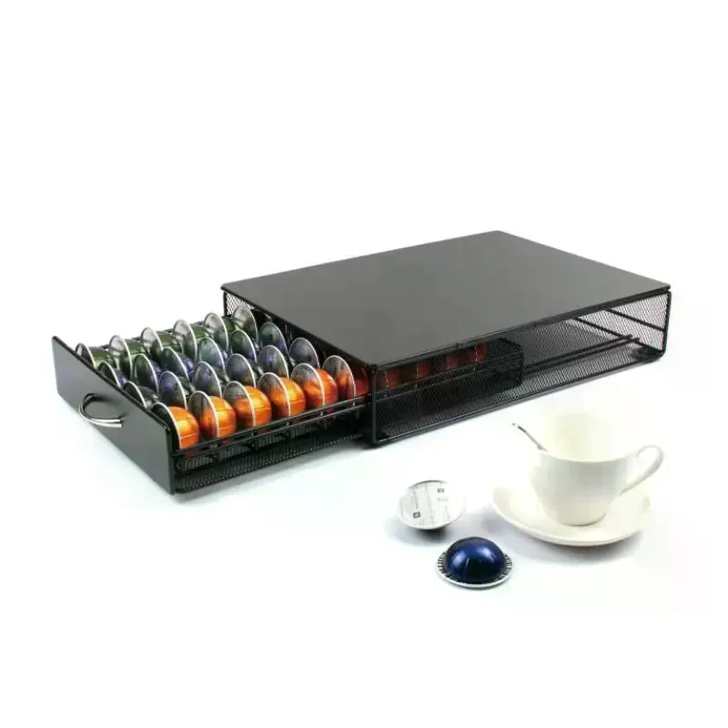 

Держатель для 40-струйного ящика для кофе большой емкости; Компактная стойка для хранения капсул от новой ленты.