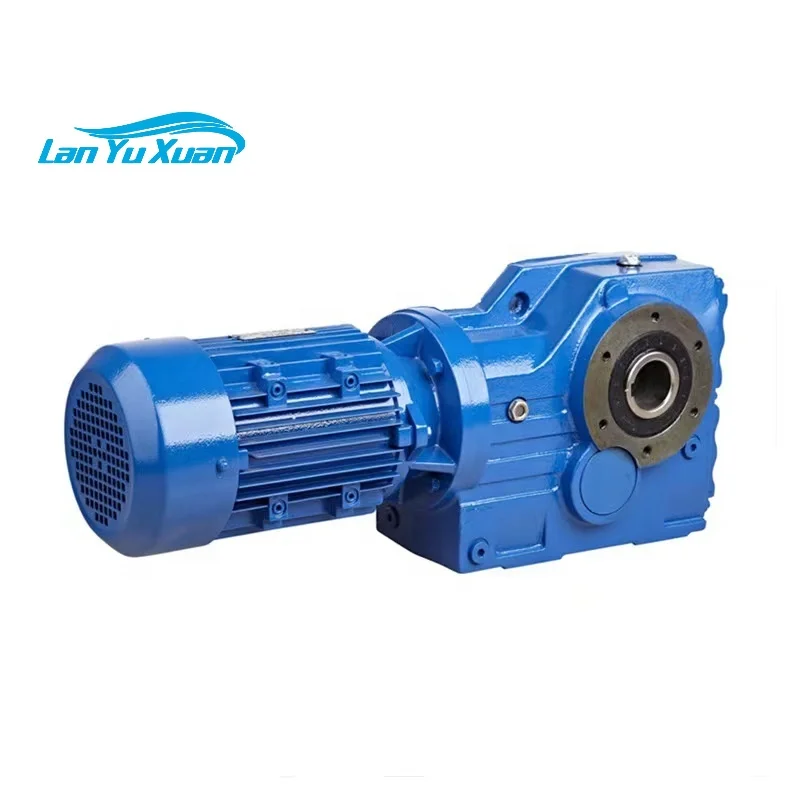 K series heavy duty right-angle gearbox helical bevel speed gear reducer