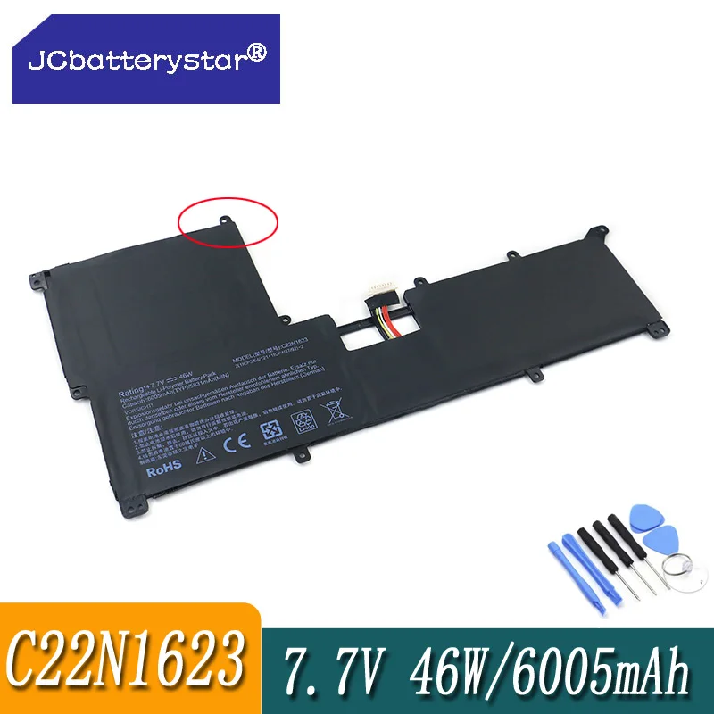 

JC Laptop Battery C22N1623 7.7V/46WH/6005mAh For ASUS ZenBook 3 Deluxe UX490U UX490UA UX490UA-BE033T 0B200-02400100 ZENBOOK3V