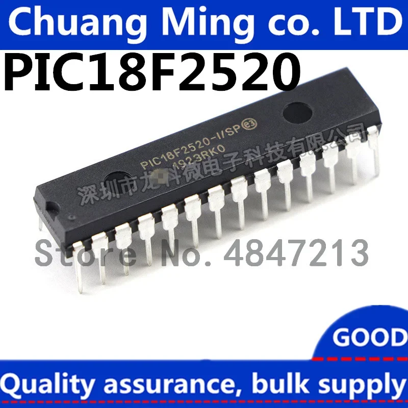 Free Shipping 10pcs/lots PIC18F2520-I/SP PIC18F2520 DIP-28 New original IC In stock!