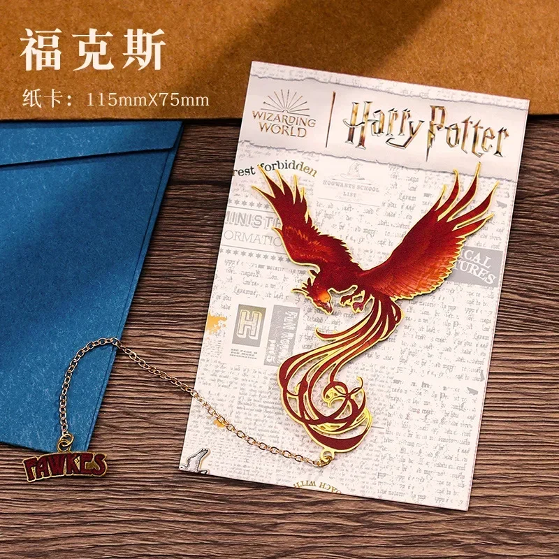 Anime Figure Harried Hogwarts College Metal Creative Bookmark Hedwig Potters Hermione Malfoy Student Supplies Decoration Gift