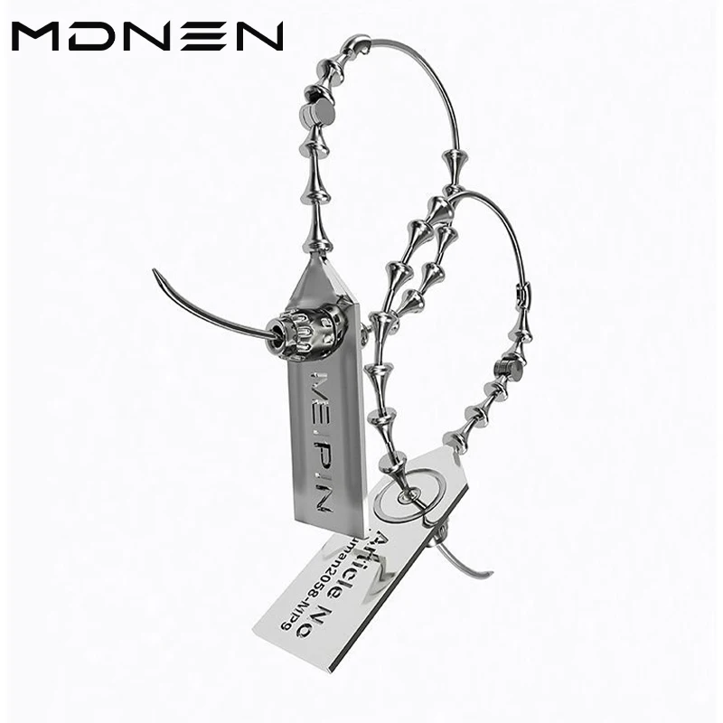 

2023 New Anti-theft Buckle Earrings Metal Cyberpunk Style Men's And Women's Jewelry Party Gifts