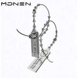 2023 New Anti-theft Buckle Earrings Metal Cyberpunk Style Men's And Women's Jewelry Party Gifts