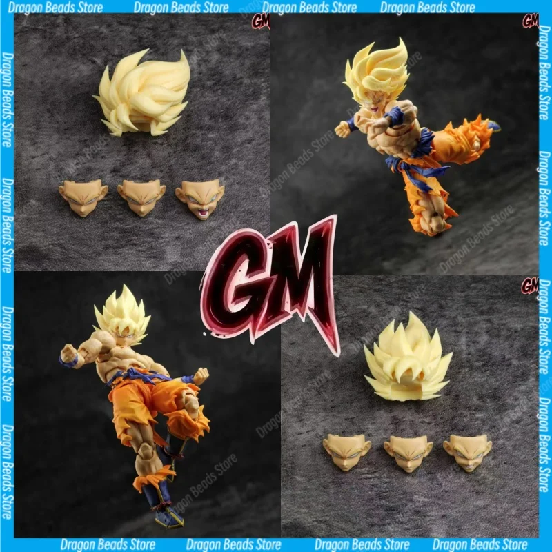 

[coming soon] GM Studio Goku Head Sculpture Accessory Pack Bleached Hair Solid Color Version Normal Solid Color Version 1/12