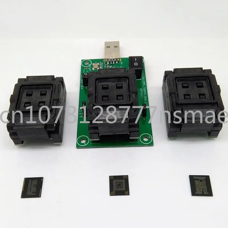 EMMC153 / 169 EMCP162 / 186 EMCP221 واجهة USB EMMC اختبار المقبس في اختبار المقبس حرق USB اختبار المقبس #4