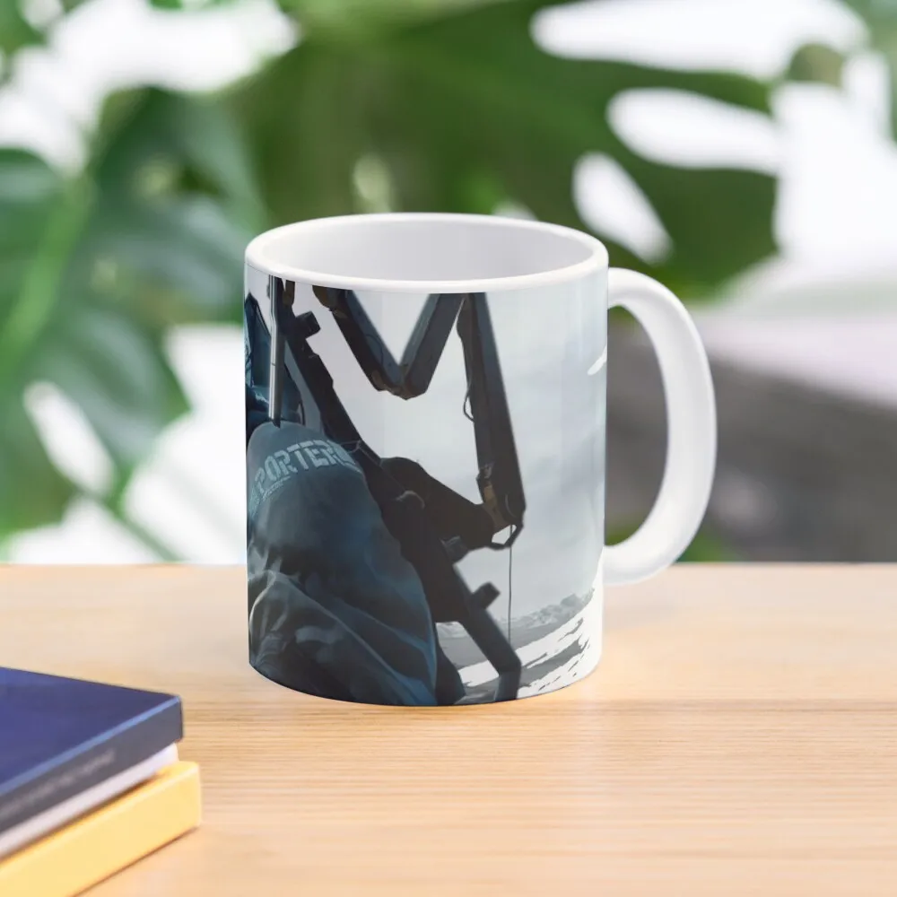 Death Stranding Norman Reedus Classic  Mug Coffee Printed Picture Tea Image Gifts Design Drinkware Handle Round Photo Simple