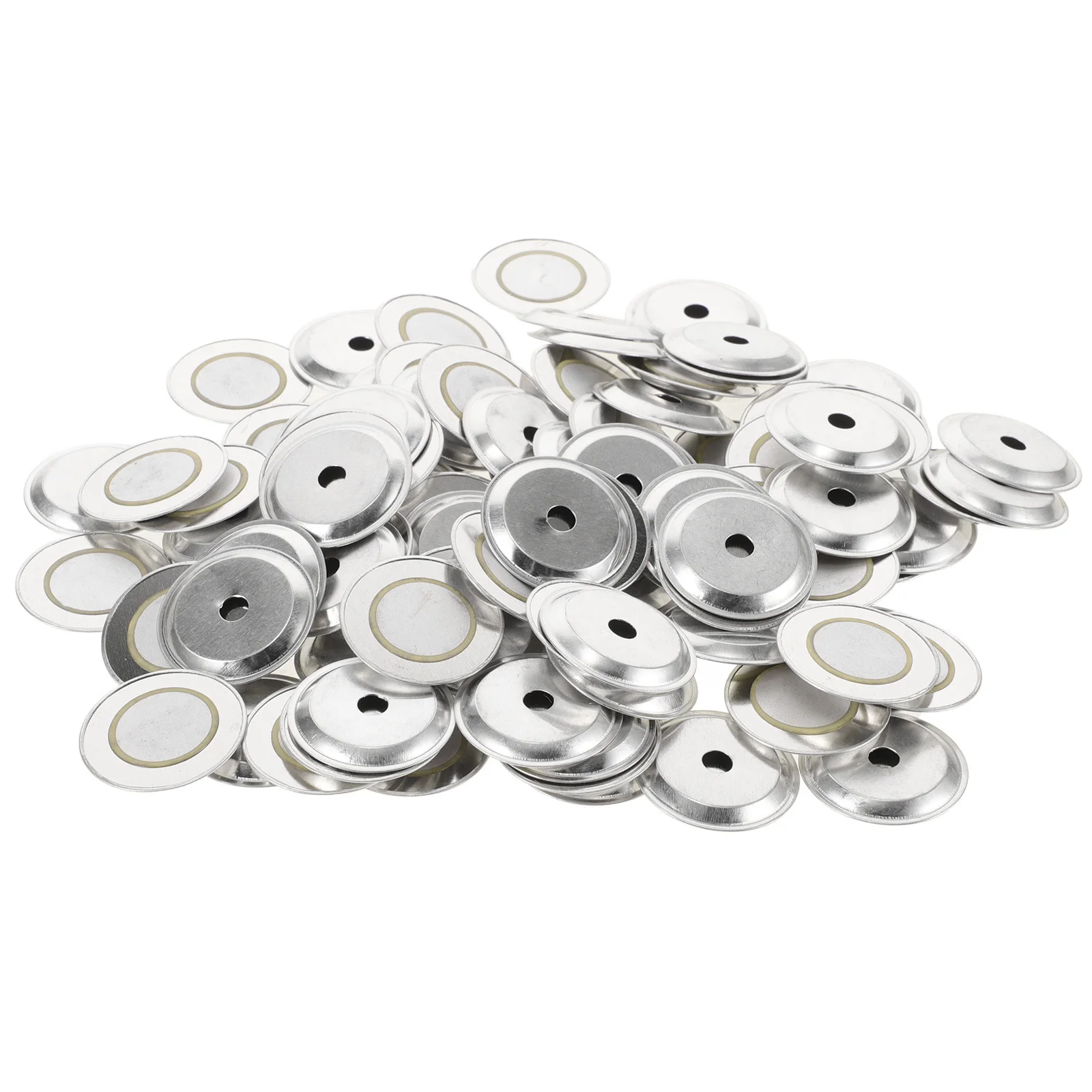 100pcs Metal Smoke Buzzer Replacement Part Fire Hazard Detection Loud Alarm For Home Office Safety Supply