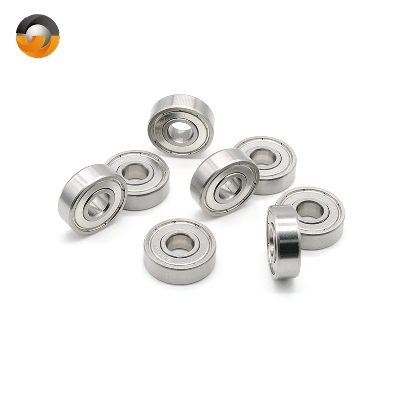 4PCS Stainless Steel S608ZZ Bearing 8*22*7 mm  ABEC-7 SUS304 S608Z S608 Z ZZ Ball Bearings