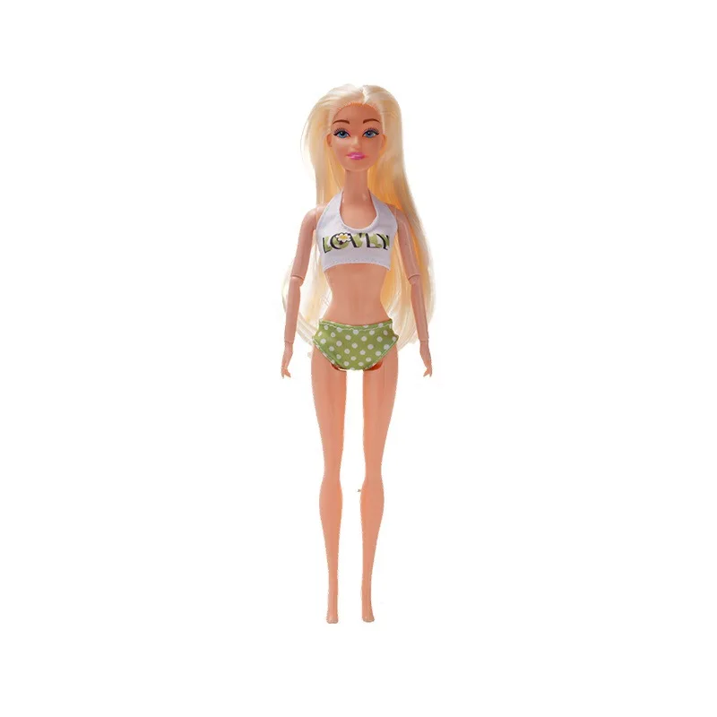 1/6 bjd 30cm boneca mudança de moda maiô conjunto de roupas de biquíni meninas brincam de casa