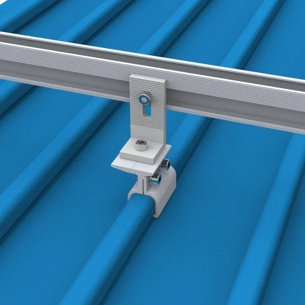 

1/4pcs Standing Seam Clamp Sliver Aluminum Alloy Seam Clips Bracket Solar Photovoltaic System Installation Fixing Accessories