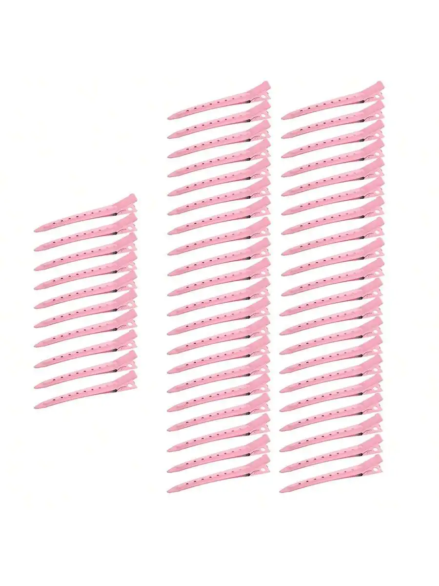 

Professional Pink Metal Hair Clips For Women Salon Styling Root Volumizing Claw Clips