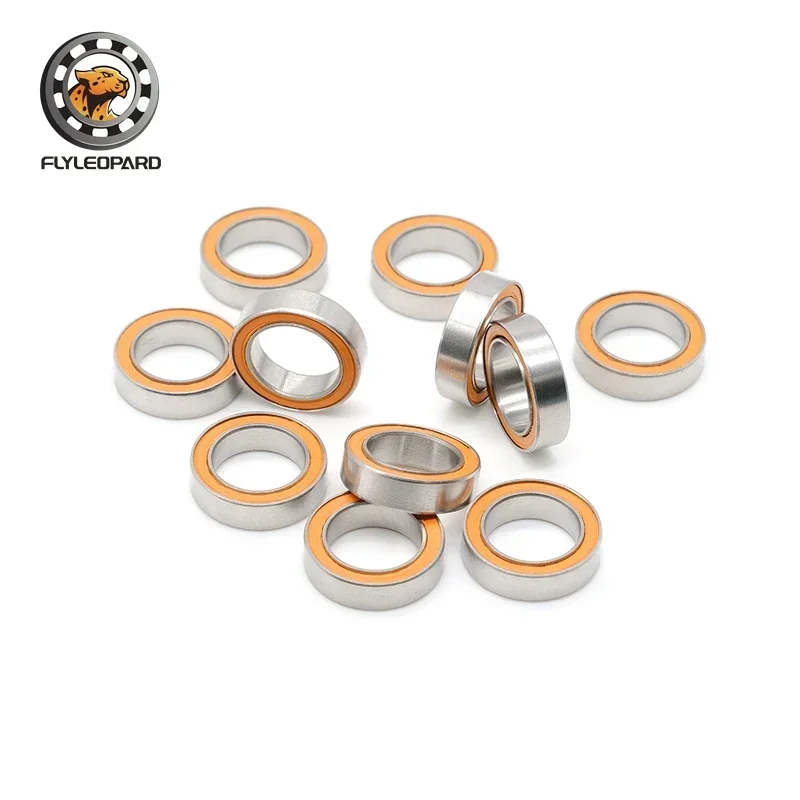 1pcs S6700-2RS 10x15x4mm Stainless Steel Hybrid Si3N4 Ceramic Ball Bearing Fishing Gear Line Wheel 10x15x4mm S6700RS