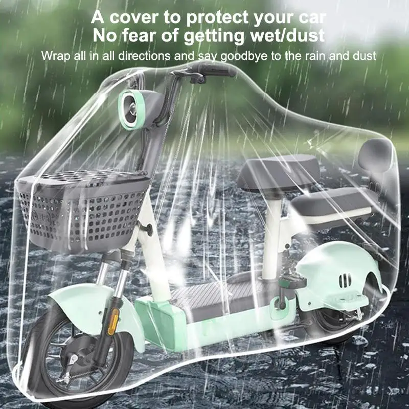 

1 шт. Двухслойный чехол для велосипеда, водонепроницаемый, пылезащитный, защита от дождя и солнца, защитный чехол для скутера и мотоцикла