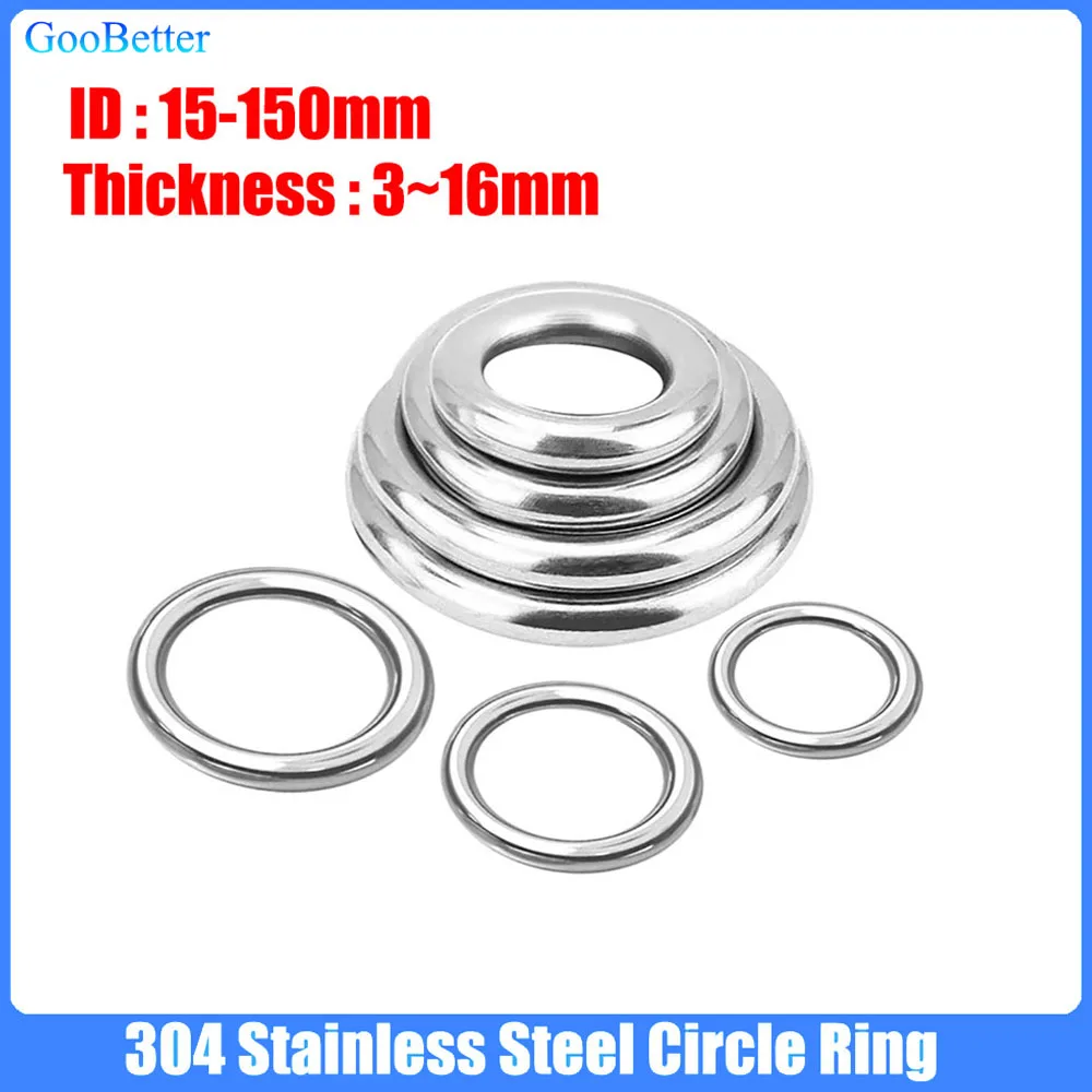 

Metal Key Rings O-ring M3 M4 M5 M6 M7 M8 M9 M10 M12 Stainless Steel Polished Rings Solid Round Rings Smooth Metal Welded O Ring