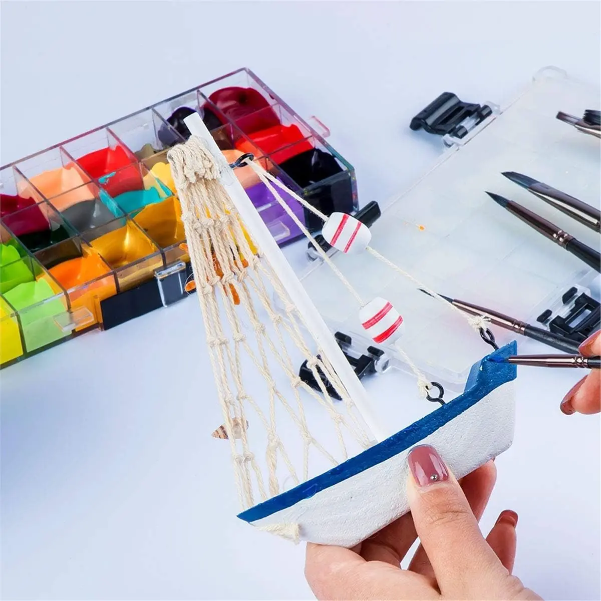 2026 New Tool 12pcs Artist Paint Brush Set for Versatile Media Painting Ideal for Watercolor, Acrylic, Gouache, Oil