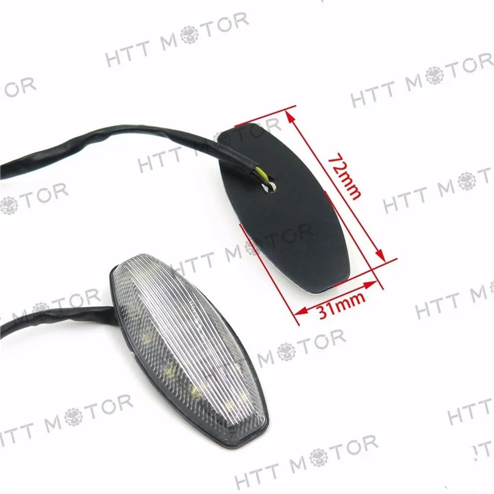 

Turn Signal Light Blinker Marker Mirror Block Base for Yamaha YZF-R1 1998-1999 Clear Motorcycle Accessories