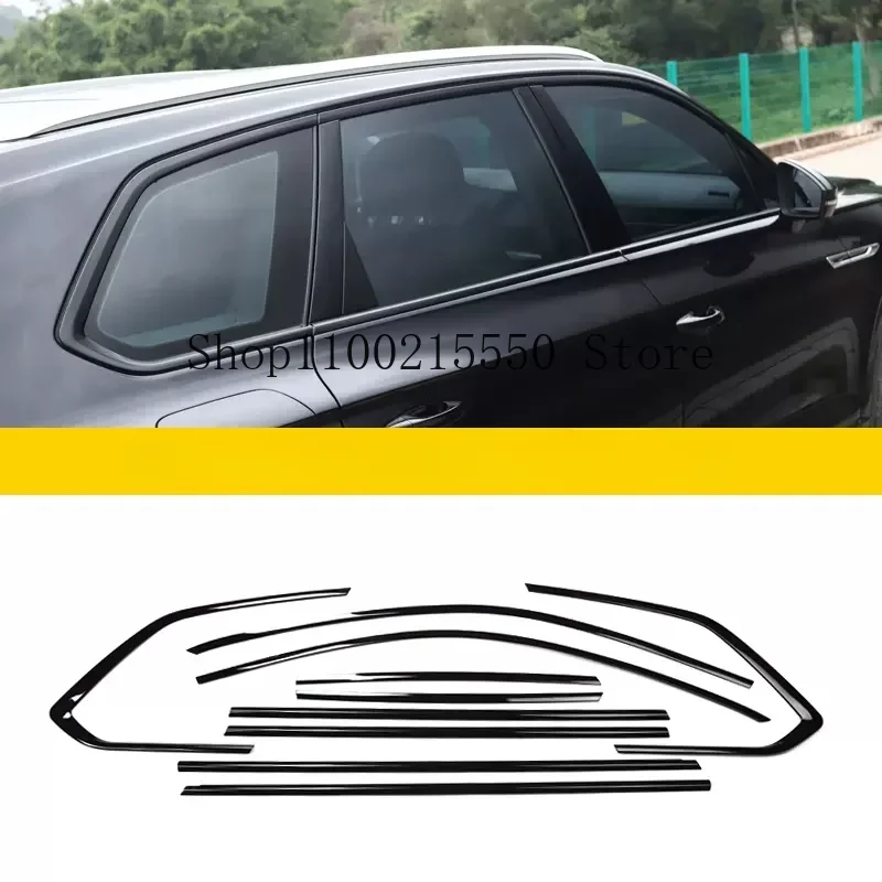 Stainless Steel Window Trim Cover Exterior Body Decoration Car-Styling Auto Accessories for VW Volkswagen Touareg 2019-2024