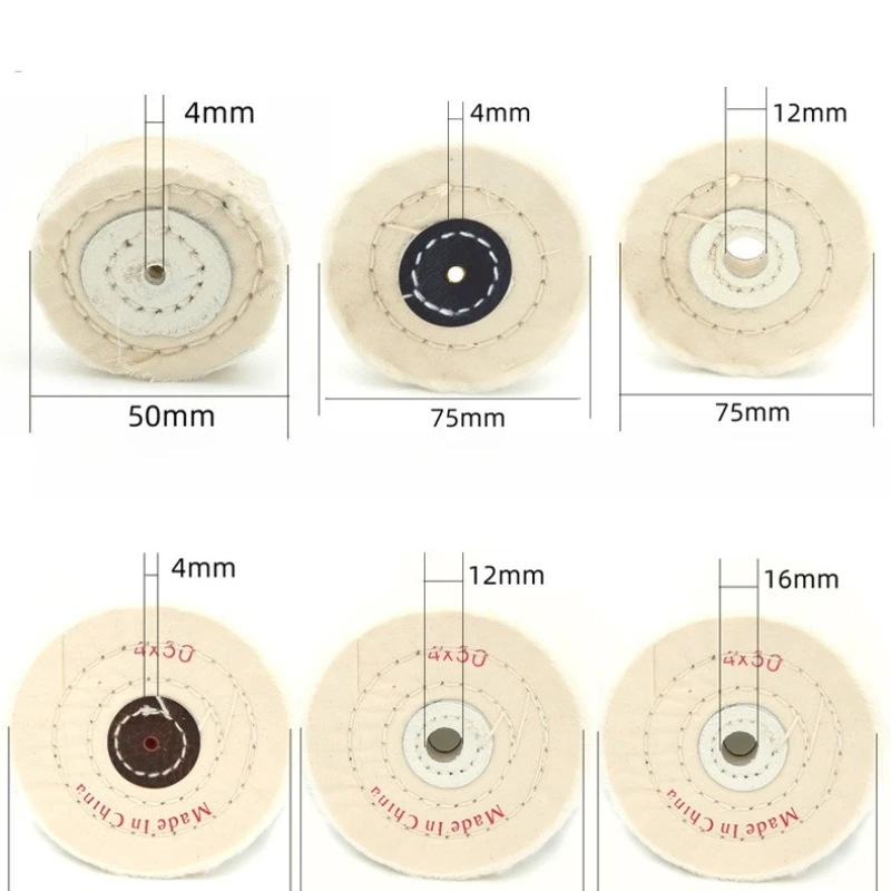

Multiple pieces Polishing Buffing Wheel Cloth Buffing Grinding Power Tools For Metal Jewelry Hardware Polishing