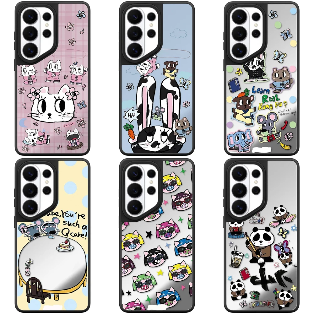 6062216 Mirror Magnetic Case: Compatible with Samsung Galaxy S23 U S24U S25 S26 Ultra S25+ S26 Plus Shell