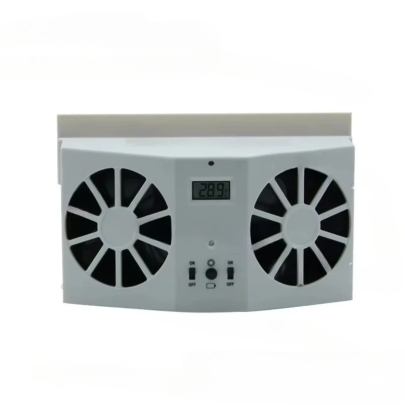 Car Sunroof Ventilation Cooling Exhaust Fan, Automotive Window Air Circulation Fan Portable In-car Heat Dissipation Accessory