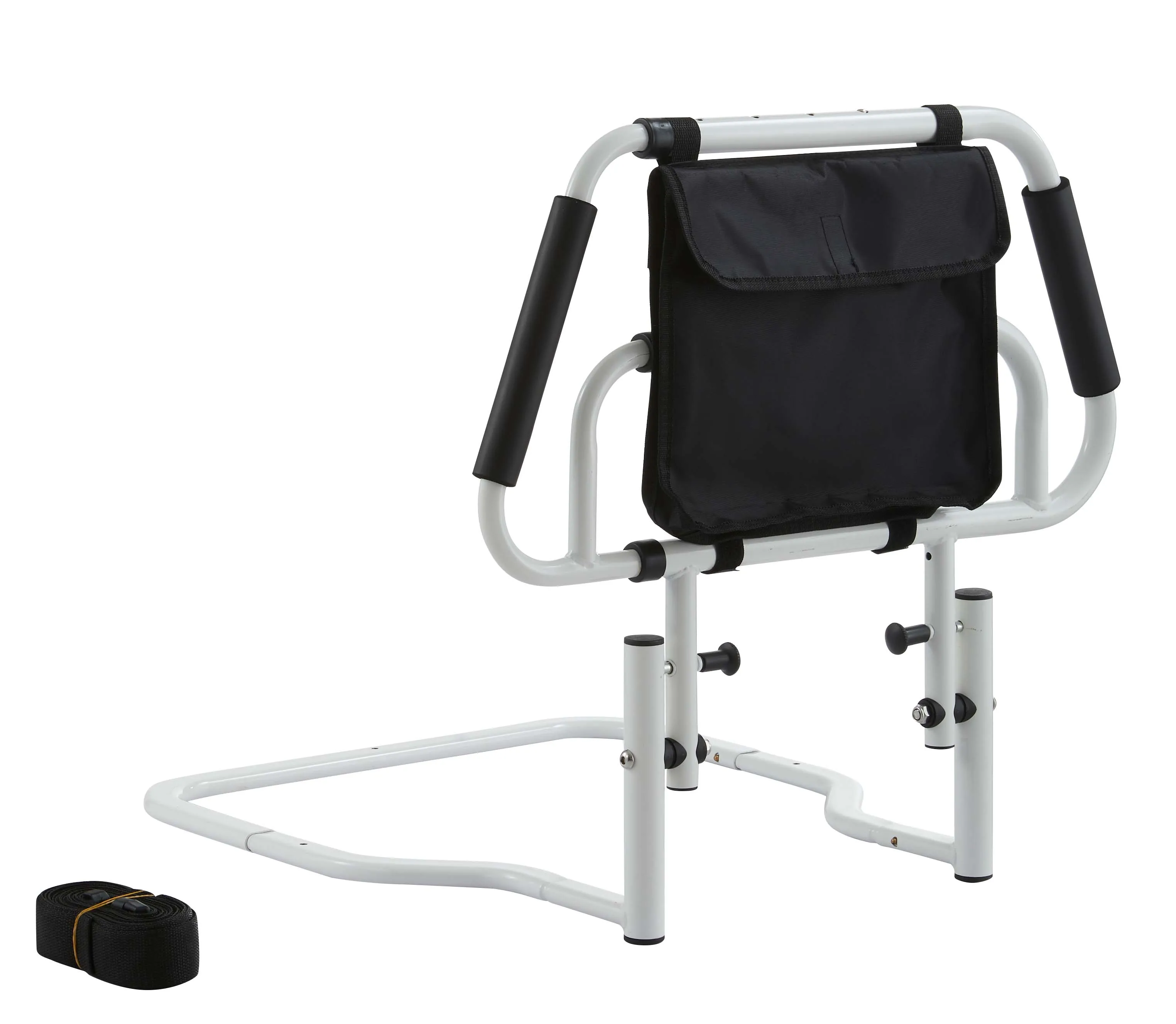 مصنع الجملة السرير السكك الحديدية الفولاذ المقاوم للصدأ قابل للتعديل المنزل السرير الرفع مسند الذراع لكبار السن #6