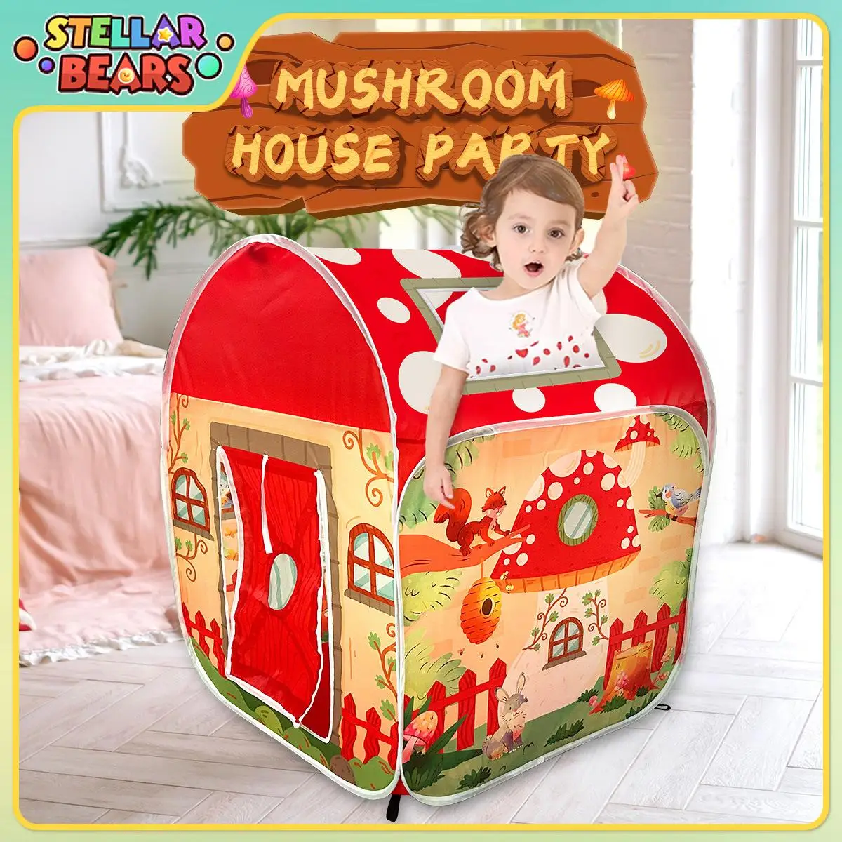 Tente pour enfants, maison de jeu, Camping, jeux d'intérieur en plein air, maisons souffantes portables pour enfants, tente de jardin de plage pour bébé, jouets cadeaux