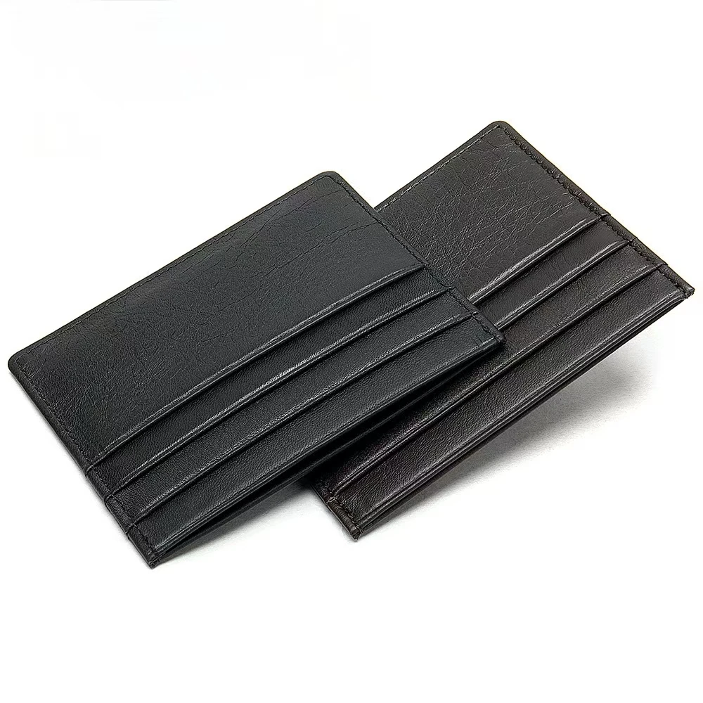 Men's Credit Card Holder Leather Multifunctional Waterproof Wear-resistant Lightweight Multi-layer Card Holder