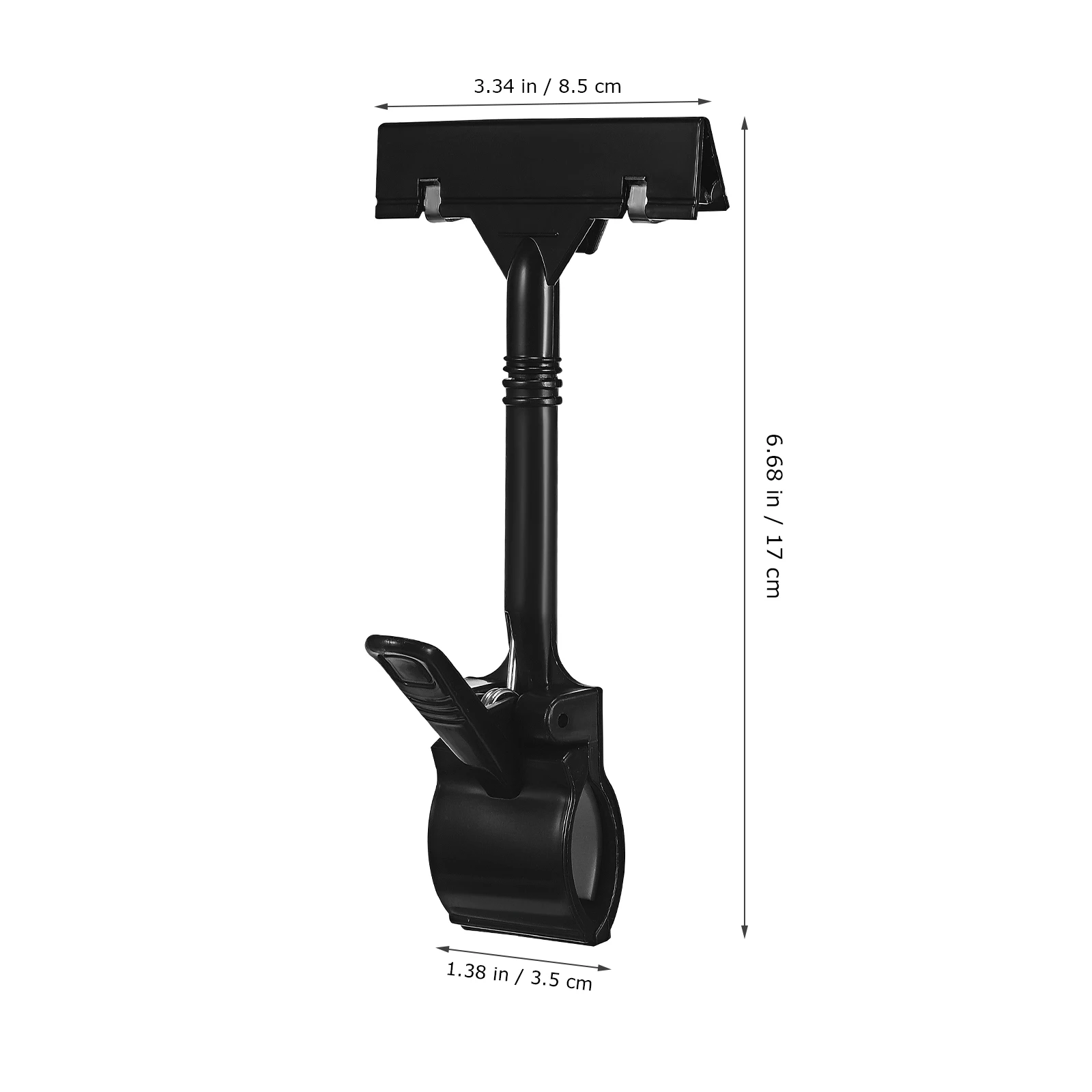 12 Pcs Rotatable Plastic Product Sign Clip Paper Plate Holder Sign Stand Clamp Price Holder Cards Advertising Display