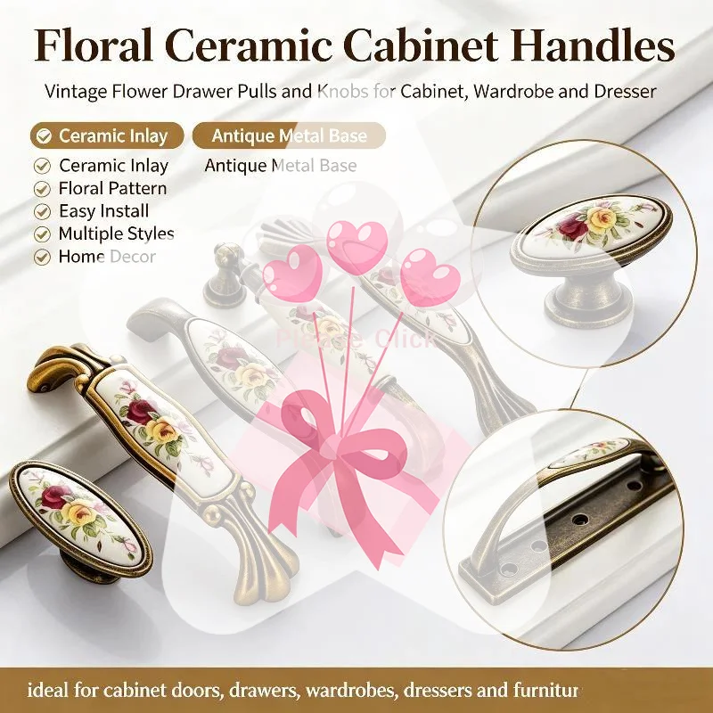 Sleek Design Cabinet Pulls 1 Set Easy to Clean Furniture Handles for Wardrobe Closet Cupboard Restaurant Kitchen Door