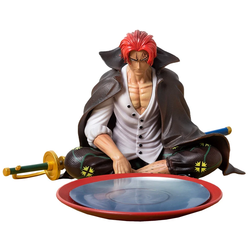 

One Piece Animation Game Peripheral Toy Shanks Sitting-PositionAnime Action Figure Collection Model Cool Scene Platform