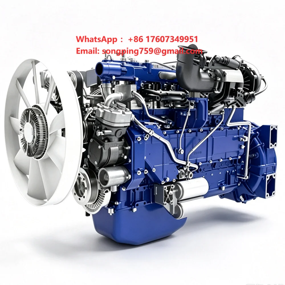 Brand New Genuine Weichai WP10.EFI Diesel Engine Assembly for Shacman