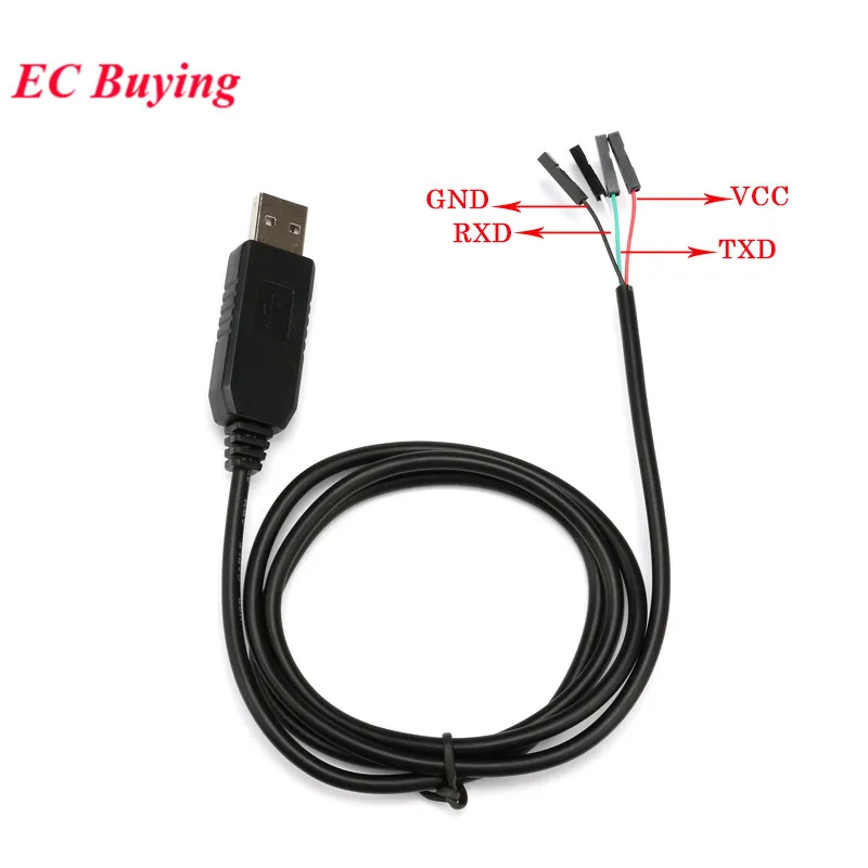 1szt PL2303 PL2303HX Moduł kabla USB do UART TTL 4p 4-pinowy konwerter RS232 Obsługa USB do modułu COM