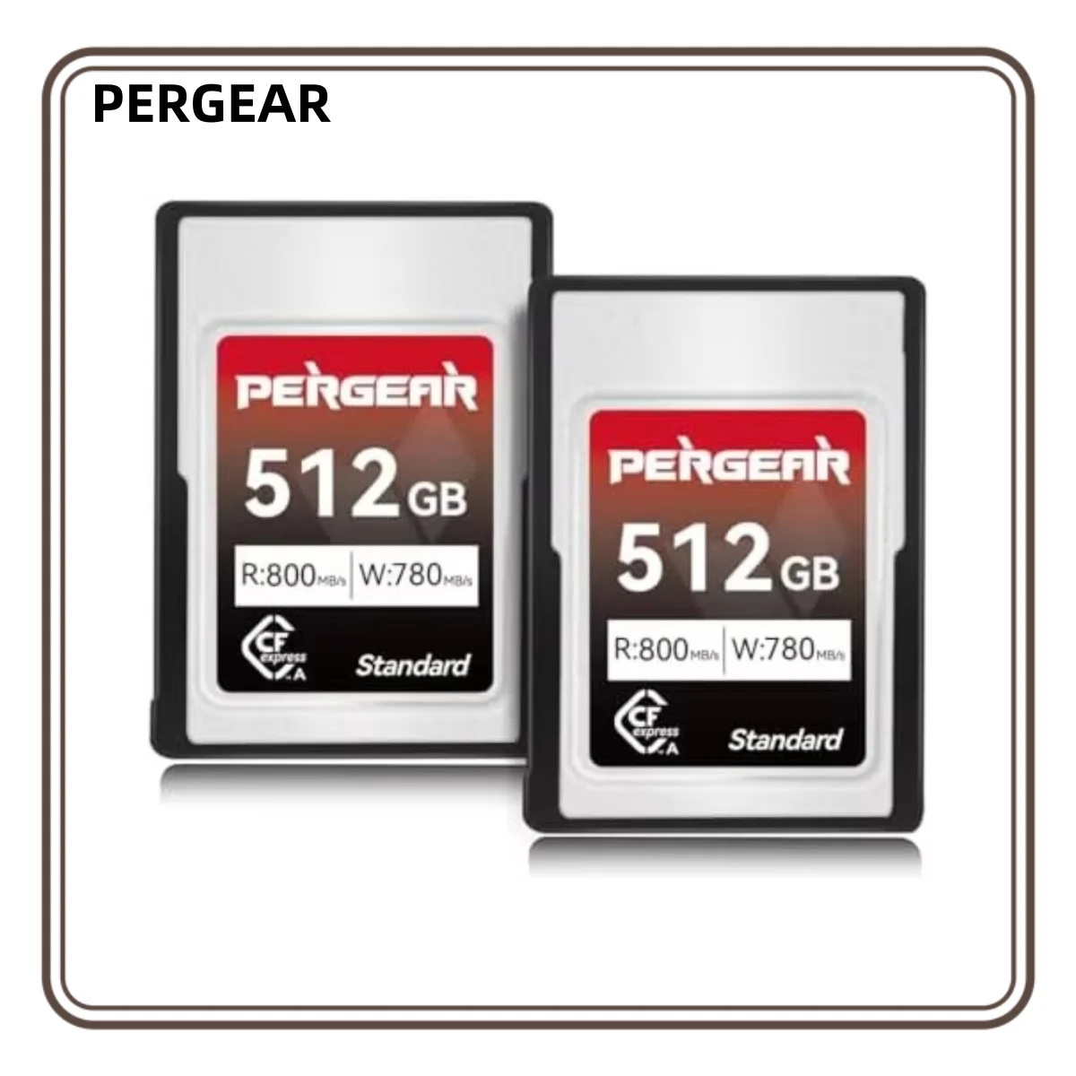Pergear 512GB CFexpress Type A Memory Card ,VPG200 | 800MB/s Read Speed & 780MB/s Write Speed For Sony Alpha & FX Cameras