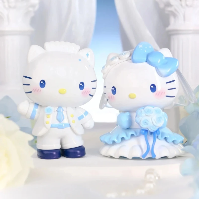 

Китти Дэниел романтическая свадебная серия виниловая слепая коробка мультфильм милая мелодия Куроми кукла аниме периферия игрушка орнамент праздничный подарок