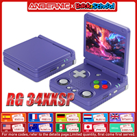Anbernic RG34XXSP 3.4-Inch IPS Linux 64-bit Game Console H700 quad-core LPDDR4 2GB Retro Game Player HD-Connect To TV RG 34XXSP
