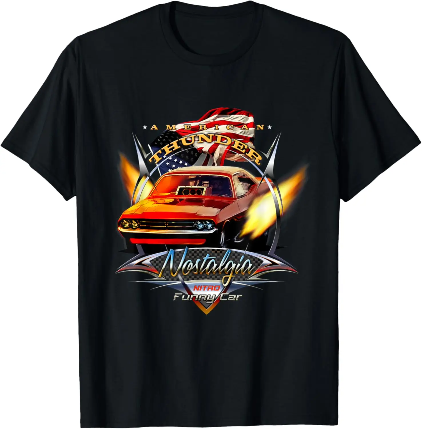 

Футболка Nostalgia Funny Car American Drag Racing
