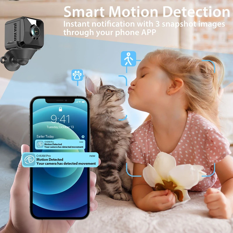 Mini 4K WIFI Camera HD Home Security Camcorder Long Life Night Vision Micro Cam Motion Detection Video Remote Monitor New