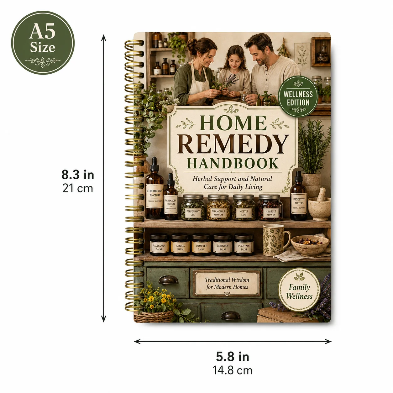Manual de Remedios Caseros, Cu - Herbal Wellness Guide reseña y precio