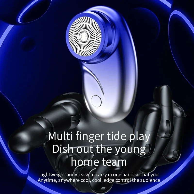 Mini Afeitadora eléctrica portátil para hombre, afeitadora inalámbrica con pantalla Digital de potencia, resistente al agua, afeitadora de barba para cara y cuerpo