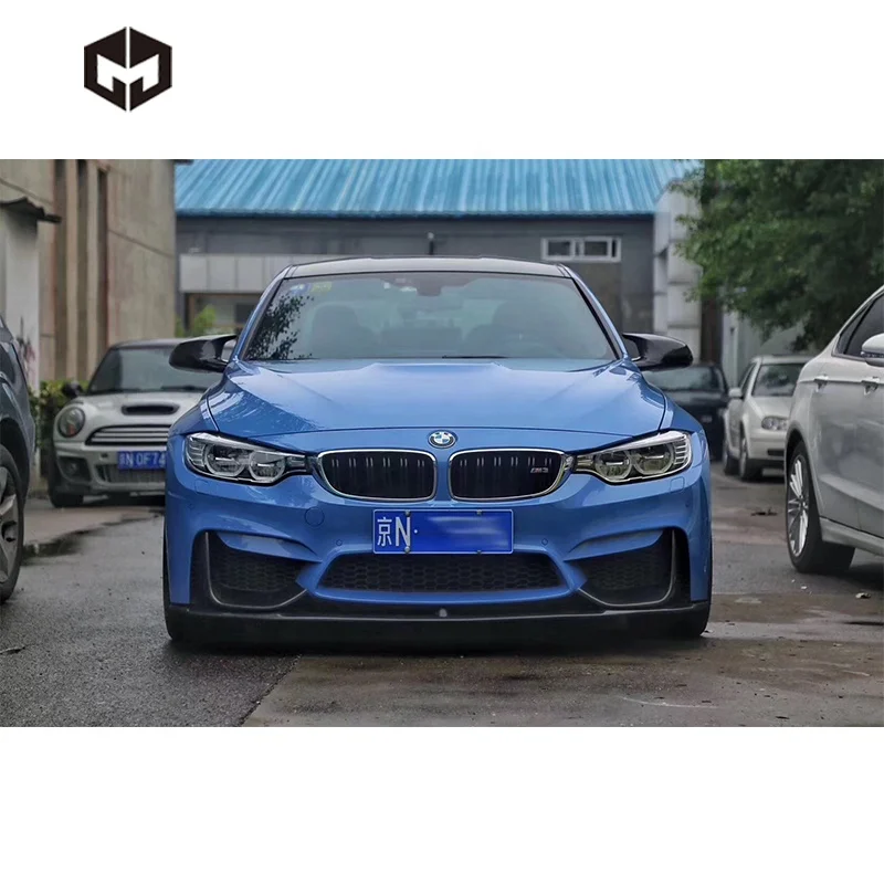 Carbon Fiber M-Performance MP Style Front Spoiler Lip Apron Canard Splitter for BMW M3 F80 M4 F82