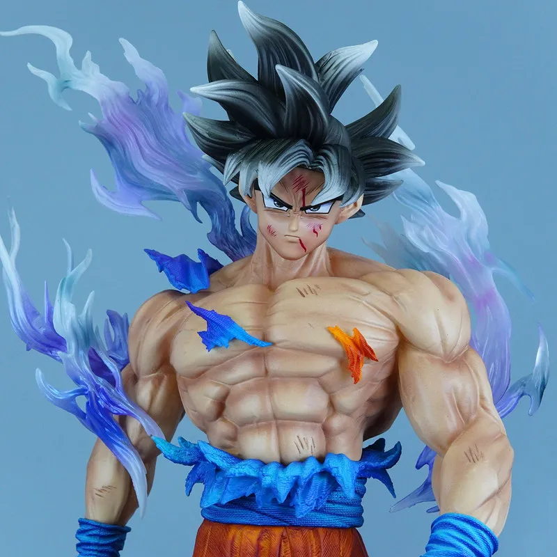 

New 42cm Dragon Ball Z Ultra Instinct Goku Figure Migatte No Gokui Action Figures Pvc Statue Collection Model Toys Gifts