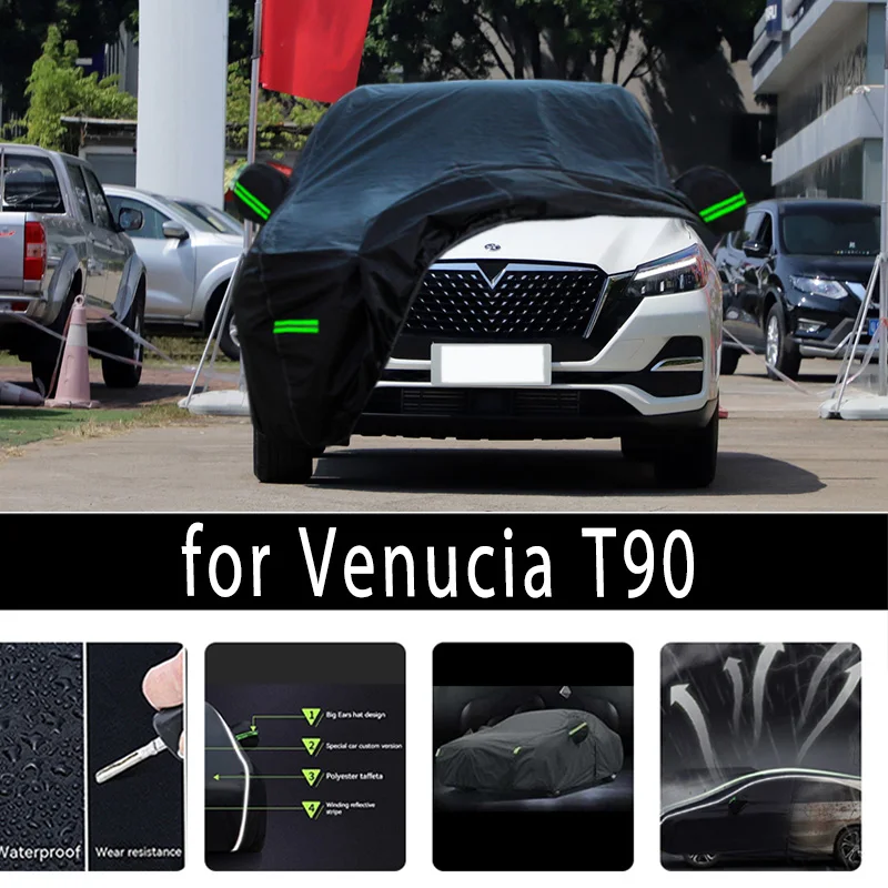 

For Venucia T90 car protective cover Auto paint protection Sunscreen heat-insulating waterproof car clothing Car film