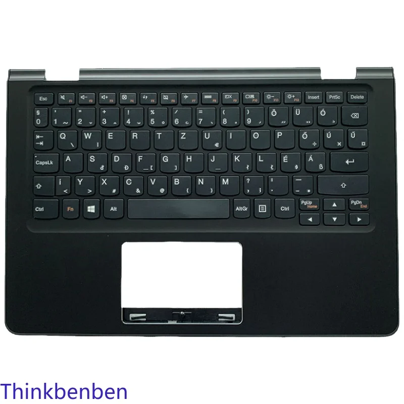Carcasa superior negra con teclado HU húngaro y reposamanos para Lenovo Yoga 300 11IBR 11IBY Flex 3 1120 1130 5CB0J08429