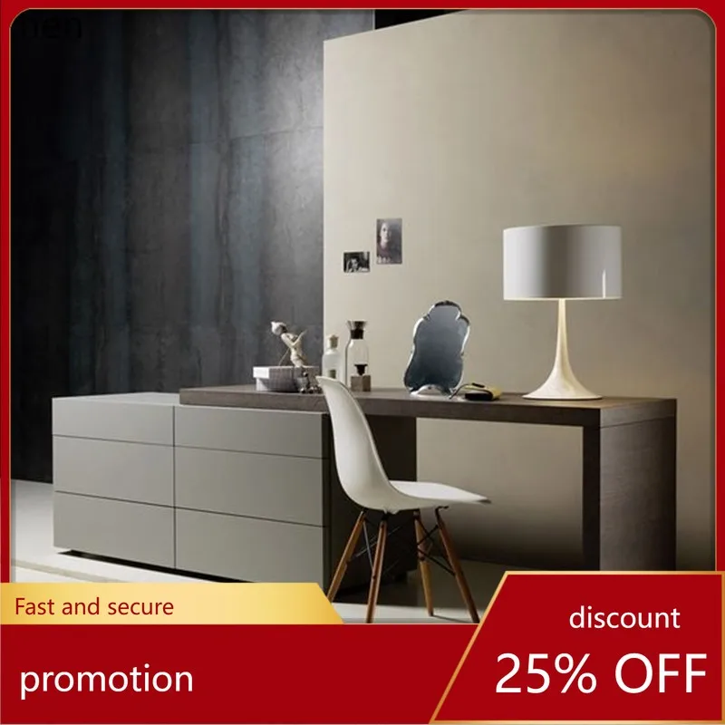 LXC Lacquered Dressing Table Modern Simple Bedroom Integrated Desk TV Cabinet Storage Makeup Table