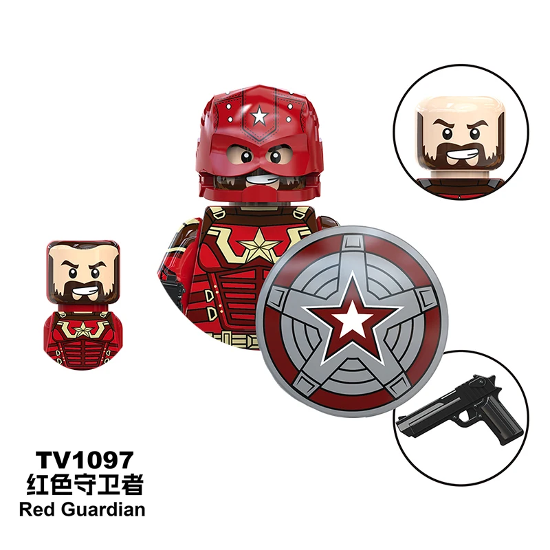 Marvel Thunderbolts Bricks Taskmasters Yelena Bausteine Sentry Mini-Actionfiguren Lernspielzeug DIY Geschenke