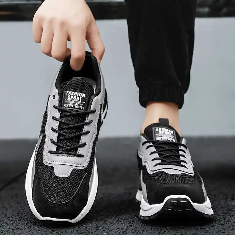 

Ecoleather Chunky Man's Running Shoes Male Skateboarding Vip Luxury Brand Luxury Designer Sneakers Sports Cheapest Overseas