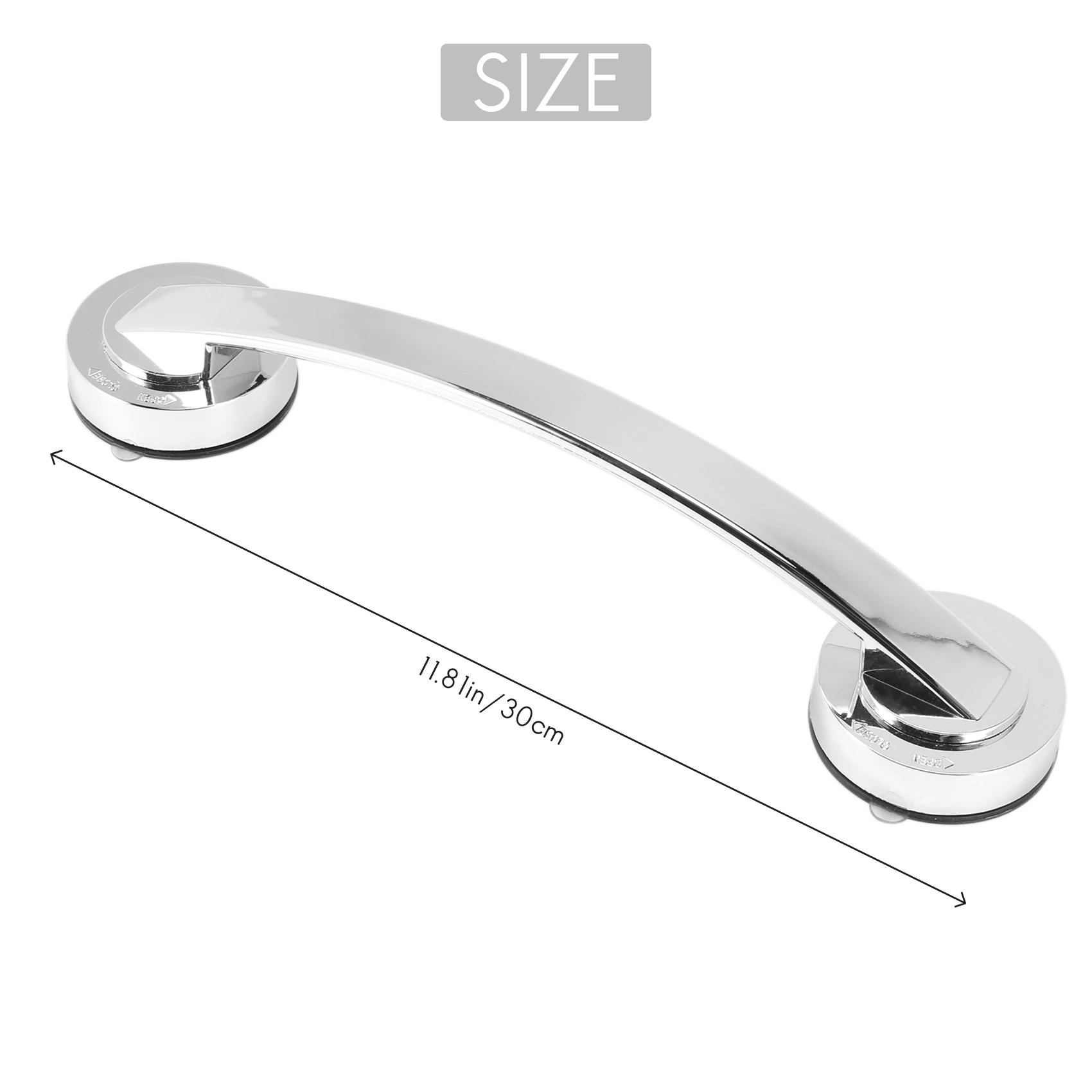 

A76K стиль присоски, ручка для перил, прочная присоска, установка, ручная ручка, поручень для спальни, ванной комнаты, аксессуары для ванной комнаты