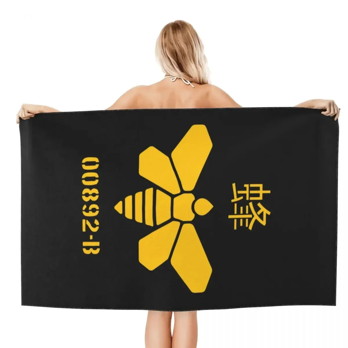 Custom Breaking Bad Golden Moth Chemical 00892-B Beach Towel Quick Drying Heisenberg Bee Super Soft Microfiber Pool Sauna Towels