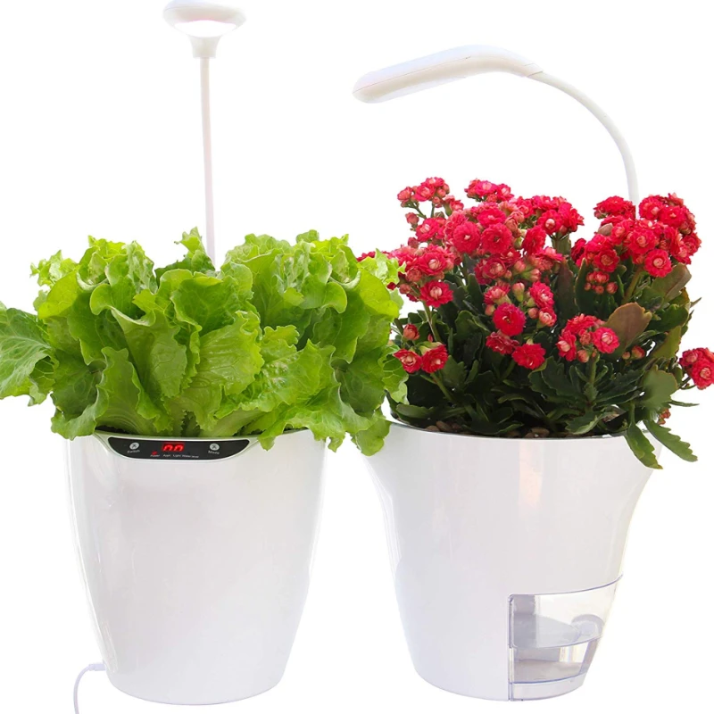 Full spectrum smart lazy plastic flowerpot