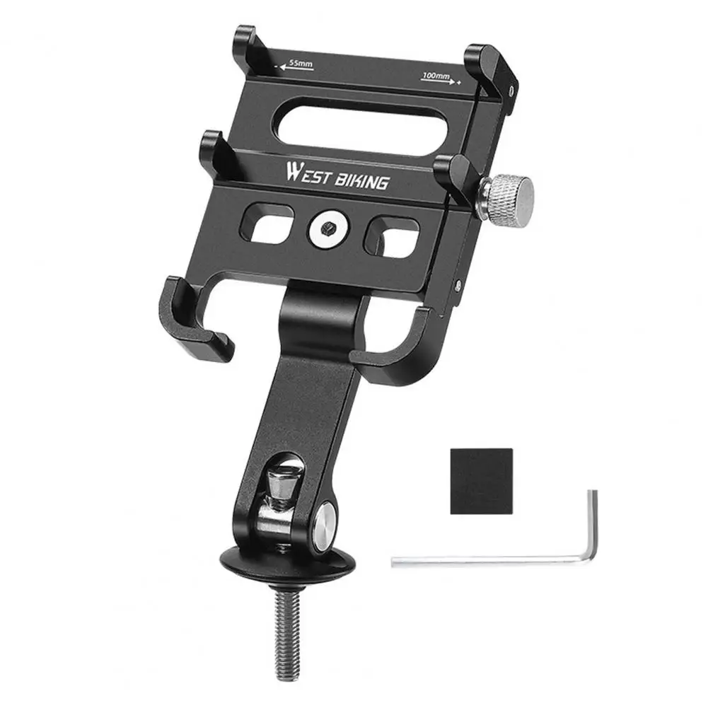 

Aluminum Alloy Bike Phone Stand Universal Motorcycle Bike Handlebar Phone Mount Bracket with Aluminum Alloy Anti-shake for High